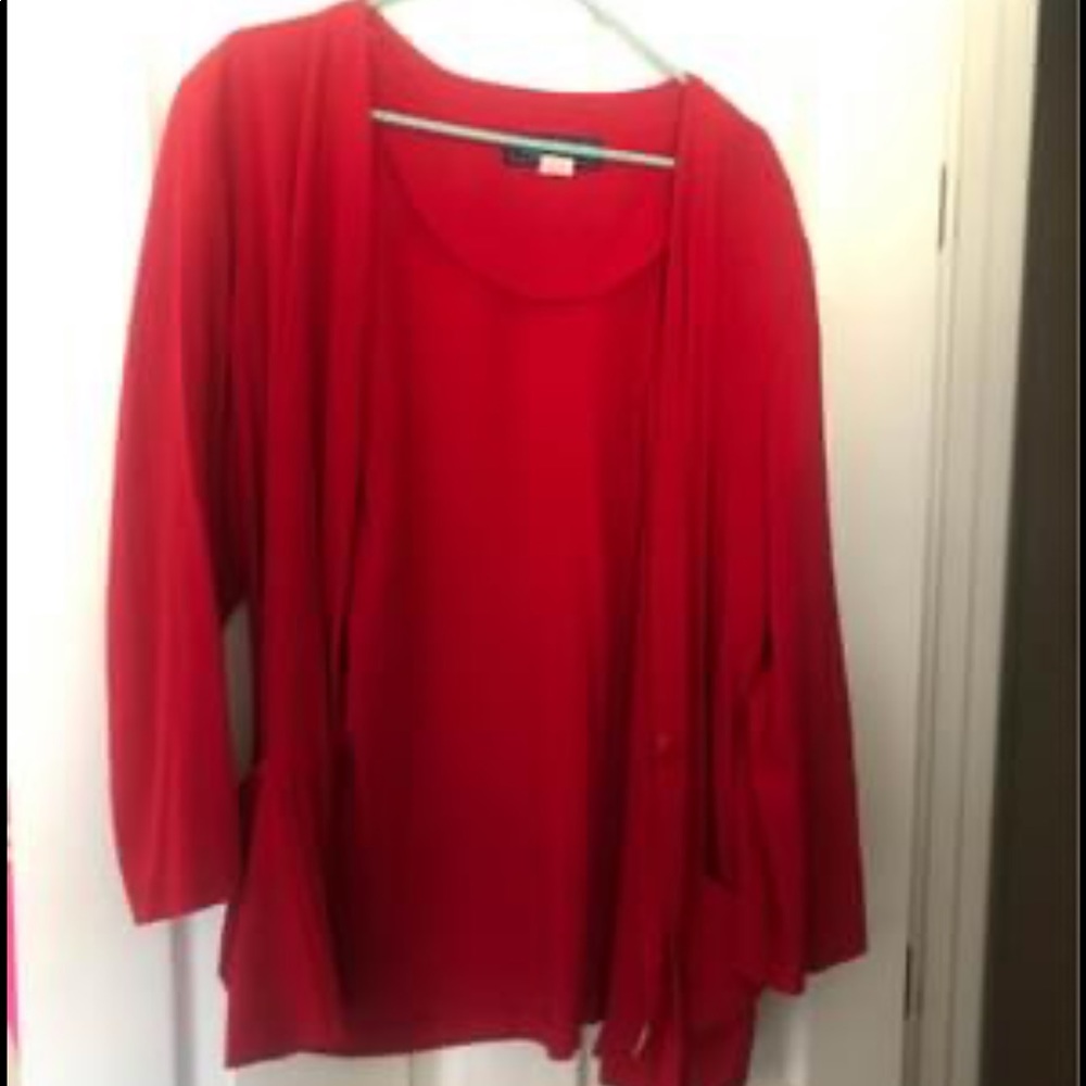 Red blazer size 1x